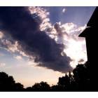 Tulsa: : Strange Fall Cloud formation - Welcome to Tulsa!!