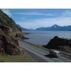 Anchorage: : HIGHWAY AND RAILROAD ALONG TURNAGAIN ARM