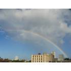 Honolulu: : Rainbow viewed from a friend's balcony