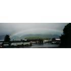 Cordova: : Rainbow over the Reluctant Fisherman Inn, Cordova, Alaska
