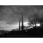 St. Louis: : Gateway Arch - Winter Dusk
