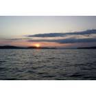 Colchester: Sunset over Malletts Bay