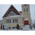 Cheboygan: First Congregational Church on historic Main Street