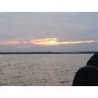 Charleston: : Sunset on the Cooper River on the Battery