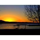 Russellville: Lake Dardanelle, Russellville Marina Sunset Silouette