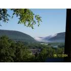 Slatington: The Lehigh Gap from our front door...
