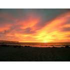 Carolina Beach: Sunrise at Carolina Beach, north end, 10/27/06