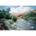 Dubois: : A picture of the East Fork River behind the Lazy and LandB Ranch