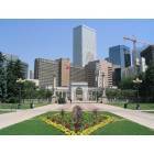 Denver: : Downtown from civic centre park