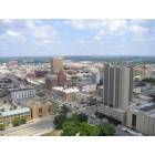 Topeka: Aerial view of downtown Topeka from top of capital building in 2006