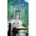 Durango: : Track and Bridge From Back Car Of Durango Silverton Train