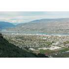 Wenatchee: View of Wenatchee and the Columbia River from Saddle Rock, looking north
