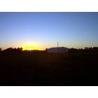 Irvington: Sunset in Autumn, Irvington, KY