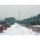 Beaverton: Power line trail in the snow