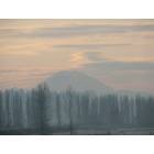 Bothell: biking to work - view of Mt Rainier from Sammamish River trail
