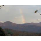 Franklin: Rainbow Over the Mtn (view from my porch 441 So. at Country Meadows)
