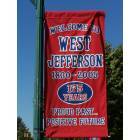 West Jefferson: Banner in Downtown West Jefferson