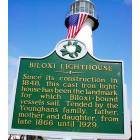 Biloxi: Lighthouse sign in Biloxi, MS