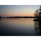 Sun set at Lake Marion, Lakewood Estate, Sante, SC.