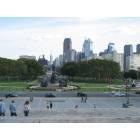 Philadelphia: : Philadelphia Skyline from Art Museum Steps