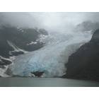a picture of the glacier on the way into Hyder
