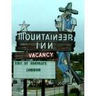 Asheville: : Mountaineer Inn Sign on Tunnel Road in Asheville