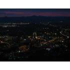 Roanoke: Roanoke at night taken from Mill Mountain Star