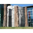 Stevenson: Tree Carvings Displayed at the Columbia Gorge Interpretive Center Museum, Stevenson