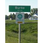 Burke: : Burke, SD Population Sign