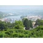 Charleroi: View from the Lock Four area of Charleroi, Pennsylvania