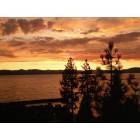 South Lake Tahoe: Sunset just northwest of South Lake Tahoe