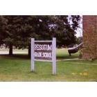 Pesotum: Pesotum Grade School Sign