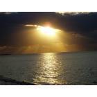 Fort Myers Beach: : Sunset over the Gulf of Mexico from Fort Myers Beach