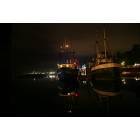 Newport: : Nightime fishing boats - Newport, Oregon