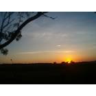 Sunset evening Rita hit Southeast Texas