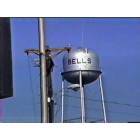 Picture of the Bells Water Tower in 1989