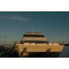 St. Ignace: : A Mackinac Island ferry docking, on in St. Ignace, Michigan.