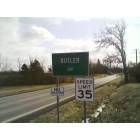 Butler: Sign Outside of Town