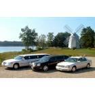 Orleans: Limousine Services of Cape Cod in front of the Jonathan Young Windmill