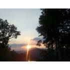 Canton: : Sunset at Glade Mountain Drive, North Canton, August 2007
