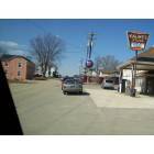St. Donatus: This picture was taken along US 52 near Kalmes,' the best burger place in Iowa.