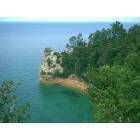 miners castle, pictured rocks, lake superior lakeshore