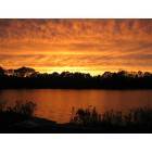 Nassau: Sunset at Cleveland Pond, Lyons Lake Road