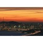 San Francisco: An evening view of San Francisco from the Berkeley/Oakland hills, directly above the Caldecott Tunnel.