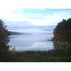 Gaylord: Foggy morning on Dixon Lake