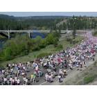 Spokane: : Bloomsday Race 2007: Coming off T.J. Meenach Bridge, up Doomsday Hill