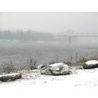 Washington: Bridge in Snow