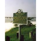 Bay St. Louis: Historical Marker on White Sandy Beach