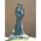Spokane: : statue on Gonzaga University campus