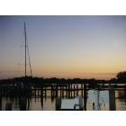 Edenton: : sunset at waterfront
